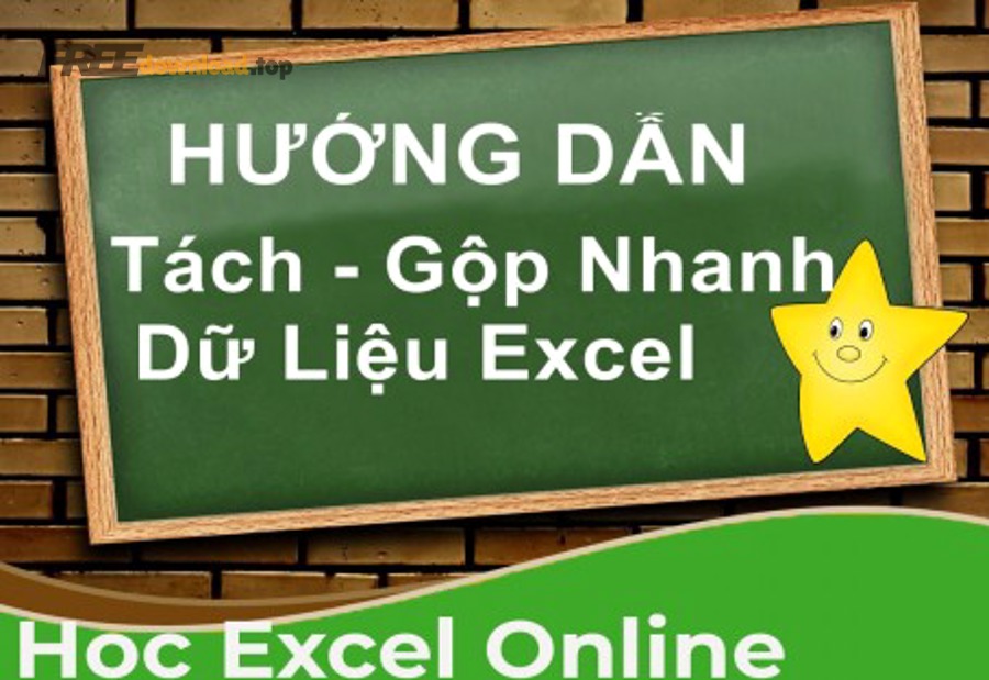 Hướng dẫn tách gộp dữ liệu trong Excel cho người mới: tách–ghép 2 1628871510 huong dan tach gop nhanh du lieu trong