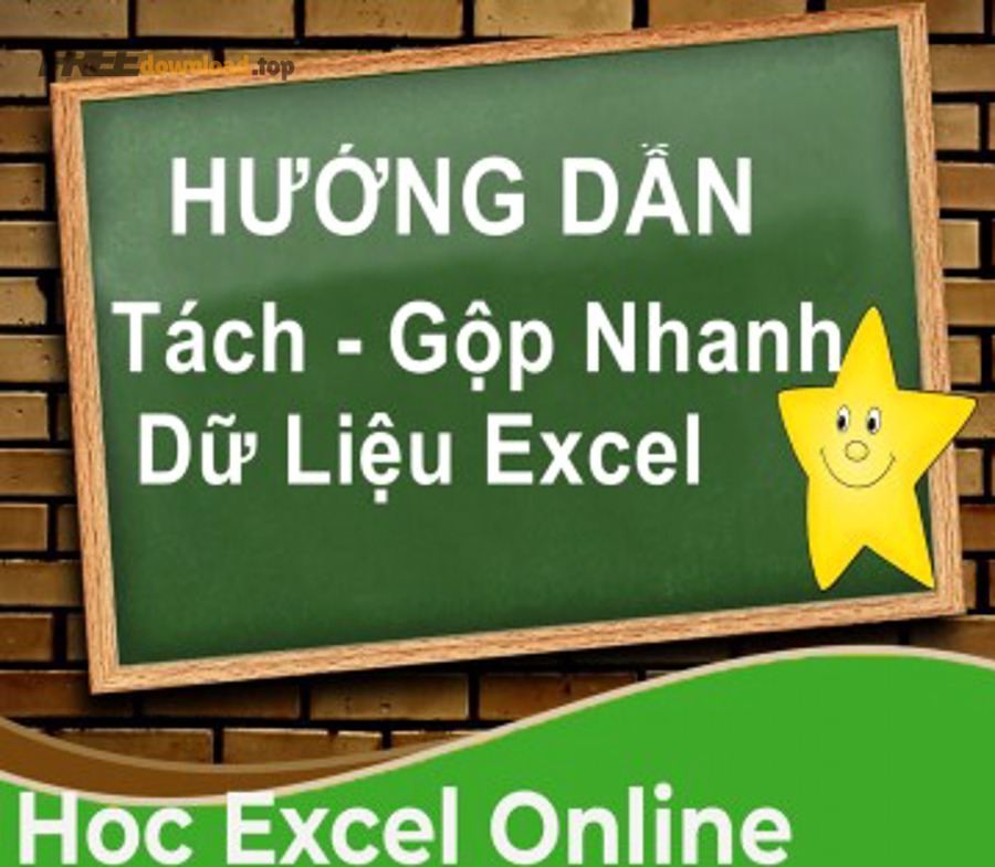 Hướng dẫn tách gộp dữ liệu trong Excel cho người mới: tách–ghép 4 1628871510 huong dan tach gop nhanh du lieu trong