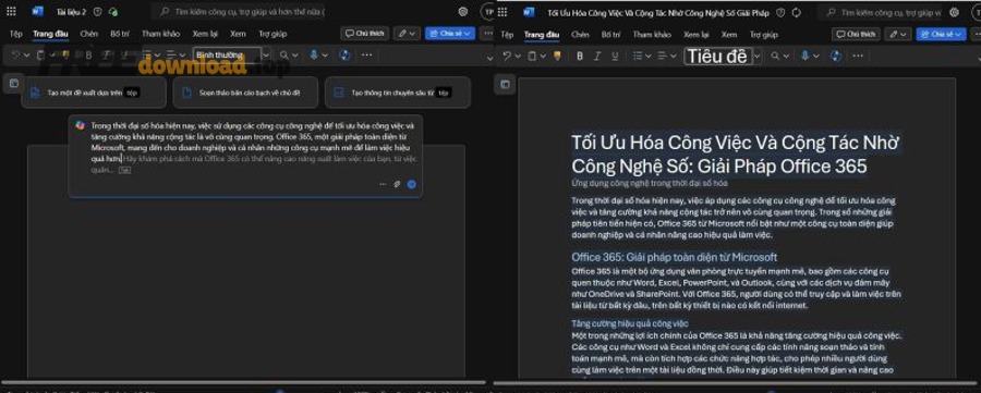 Tối ưu cộng tác realtime Word Excel cho nhóm, thay email đính kèm