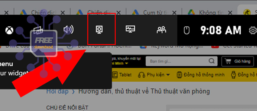 Giao diện Snipping Tool (minh họa)