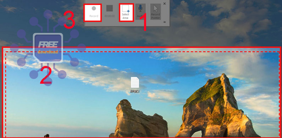 Quay màn hình và lưu MP4 trong Snipping Tool (minh họa)