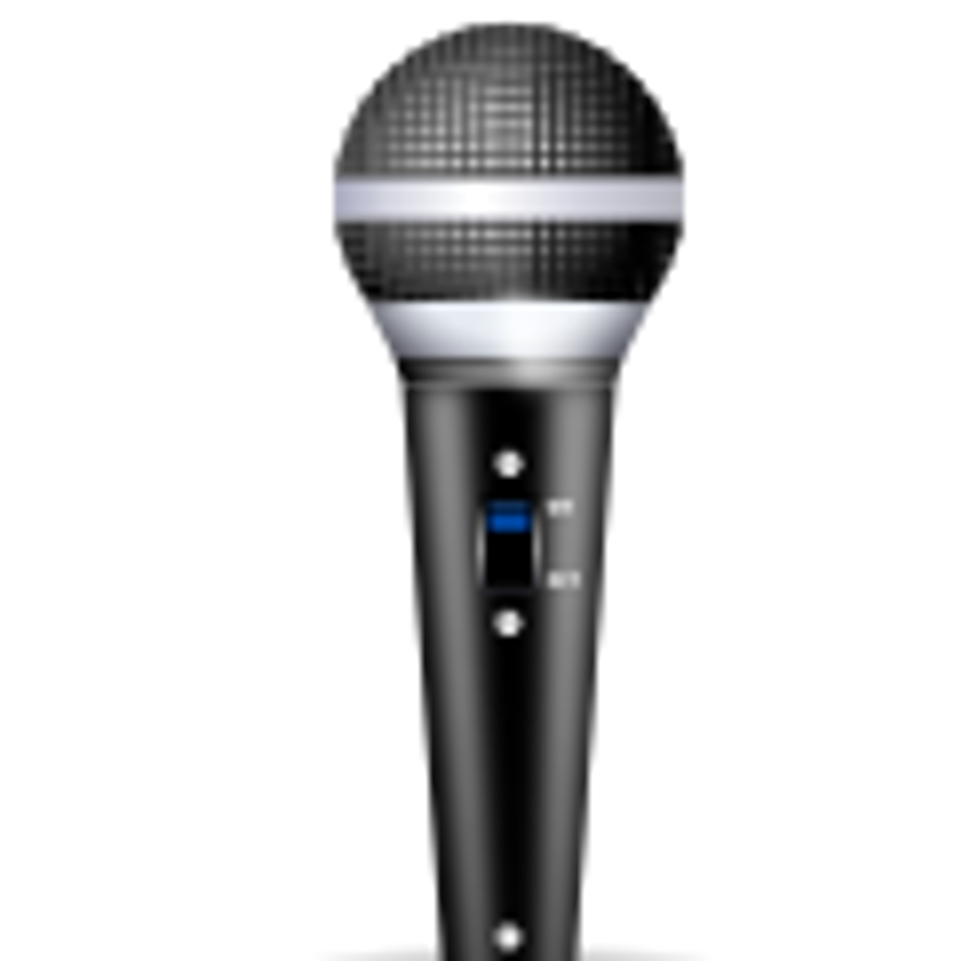 Biểu tượng micro đại diện tiêu chí thu âm