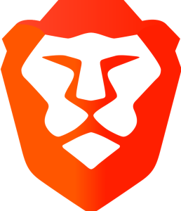 Brave icon lionface