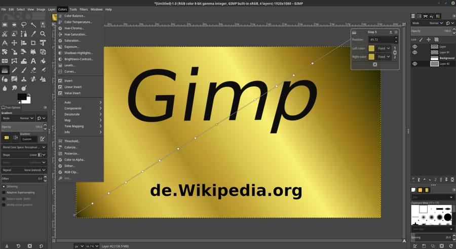 Ảnh chụp màn hình GIMP