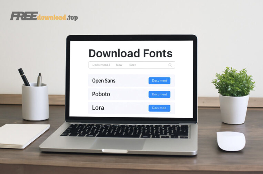 Hướng dẫn tải font chữ miễn phí (phông chữ) cho designer mới 10 Huong Dan Tai Font Viet Hoa Mien Phi Va Cach Cai Dat Nhanh 768x512 1