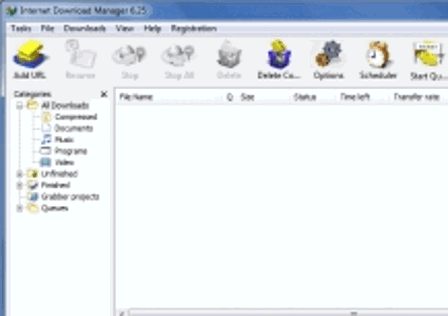 Giao diện chính IDM sau khi cài đặt