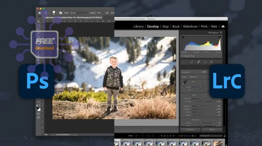Lightroom vs Photoshop feature image 825x465 1