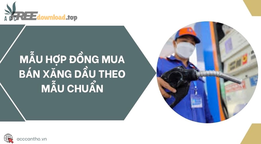 Mau hop dong mua ban xang dau theo mau chuan