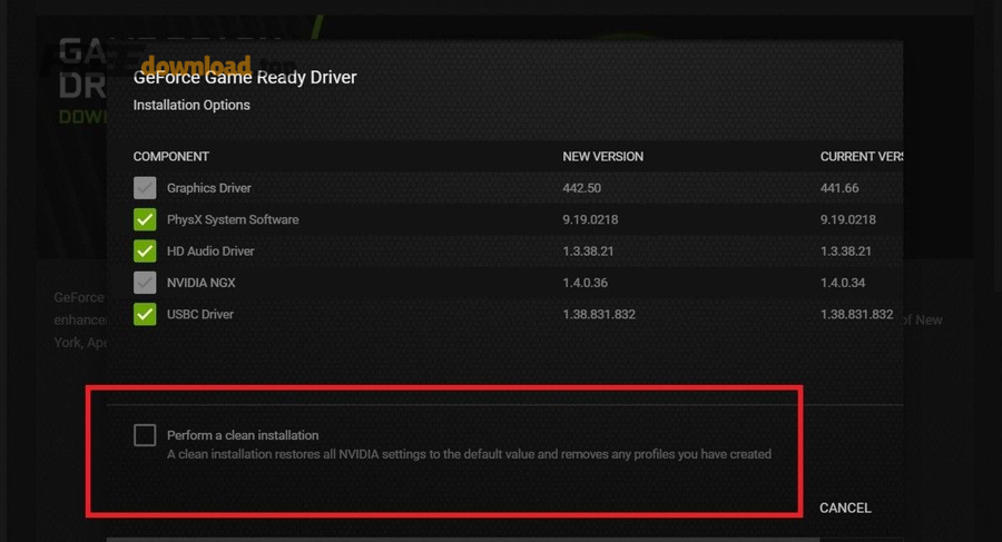 Cách dùng DDU gỡ driver VGA cho Windows 10/11, sạch không sót 6 Nvidia CleanInstall EN