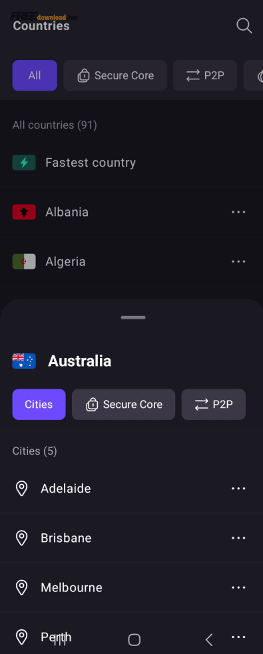 Tối ưu dùng Proton VPN cho người mới: miễn phí hay trả phí 5 android countries new 2