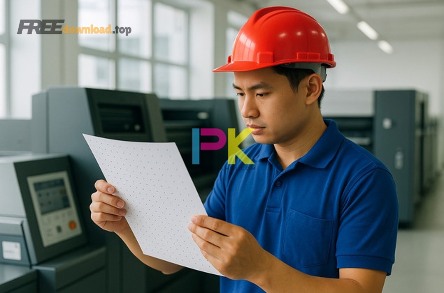 Khay giấy máy in và giấy nạp vào