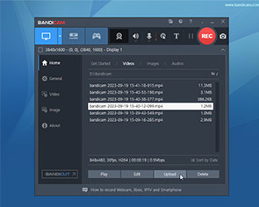 bandicam folder s