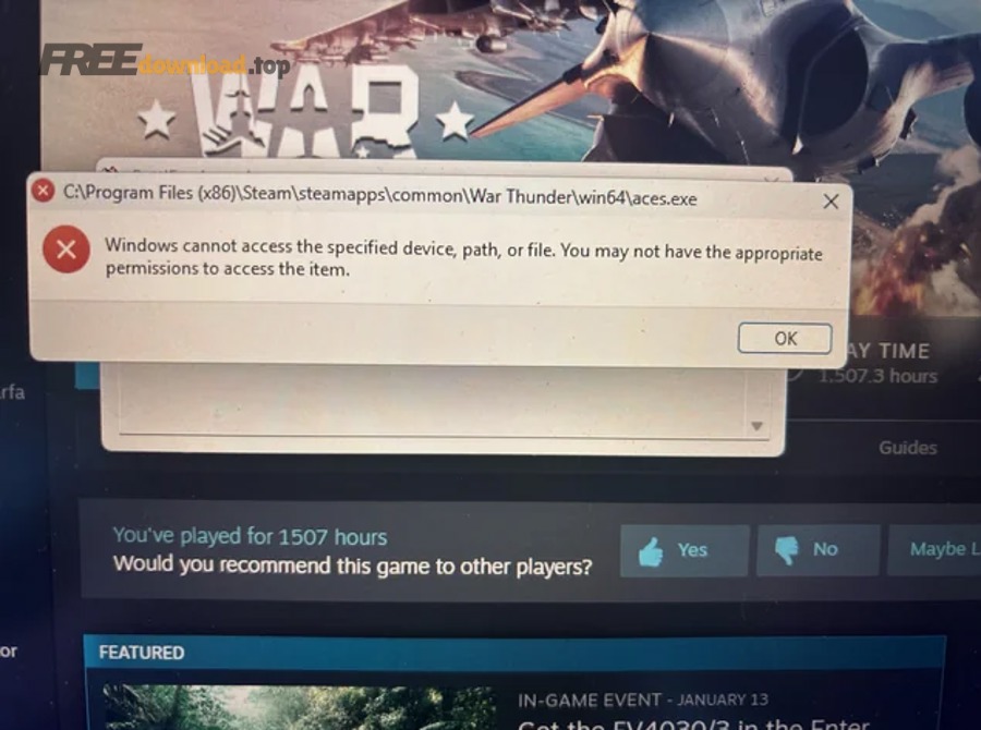 Sửa lỗi permission khi lưu Office: quyền ghi vs read-only 6 battle eye anti cheat v0 ypeeidh08mde1