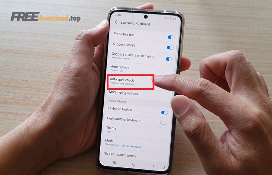 cach bat tat tinh nang tu dong sua loi autocorrect tren samsung 5