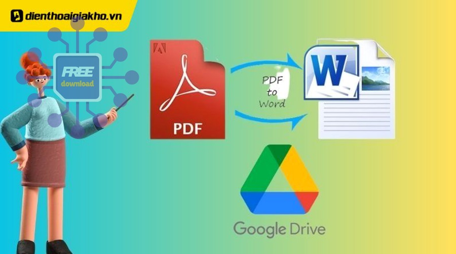 Biểu tượng Adobe Acrobat Reader minh họa sửa lỗi khi chuyển PDF sang Word