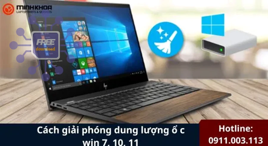 cach giai phong dung luong o c win 7 6