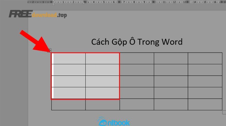 cach gop o va tach o trong word 1