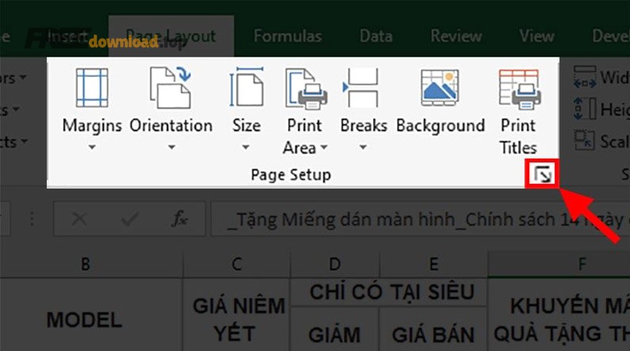 Minh họa lề trang (margins) trên giấy