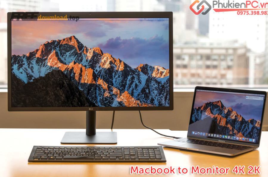 connect macbook to monitor 4k 2k phukienpc vn