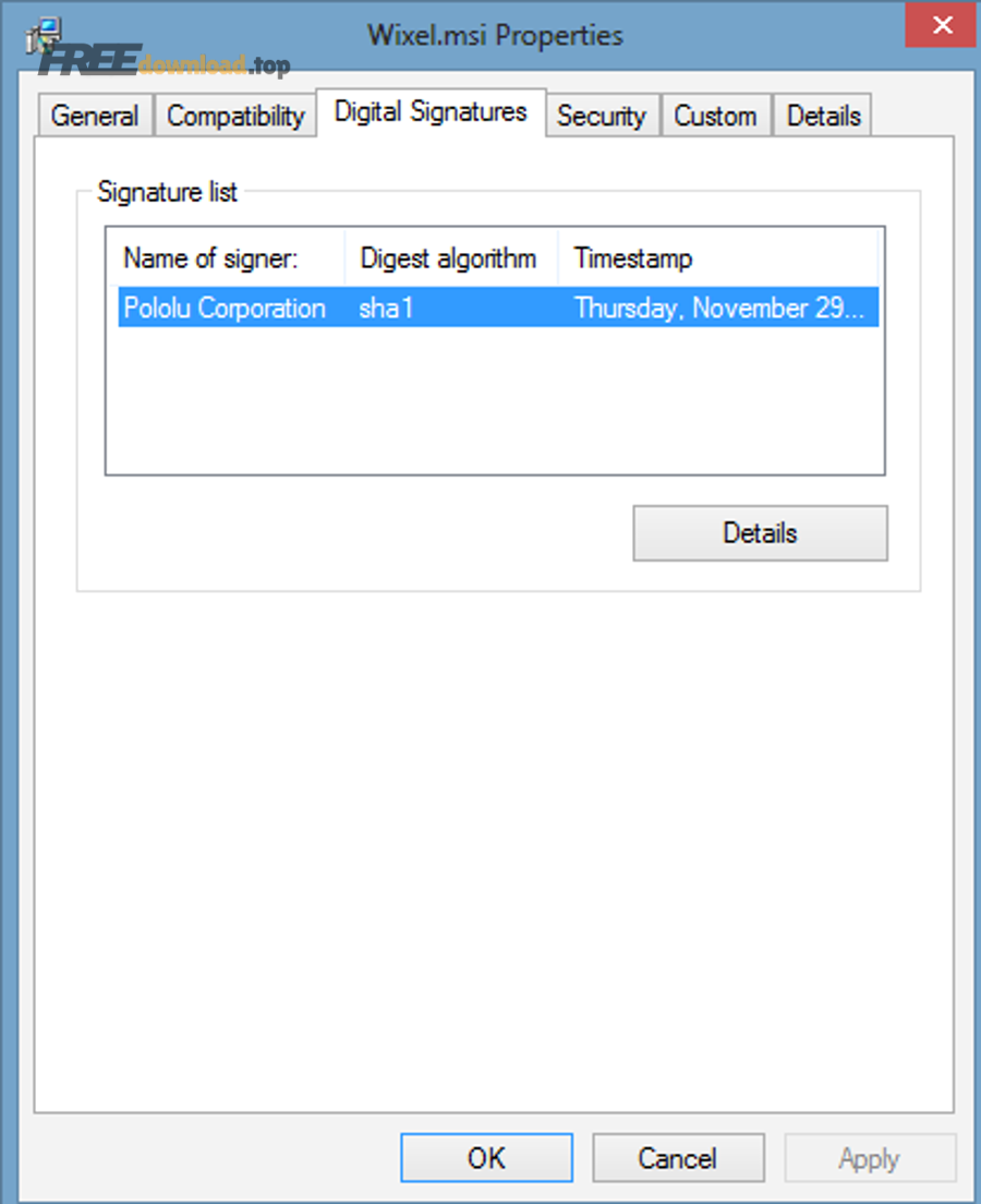 Nhận diện phần mềm driver không an toàn cho newbie, tránh độc hại 8 digital signatures tab