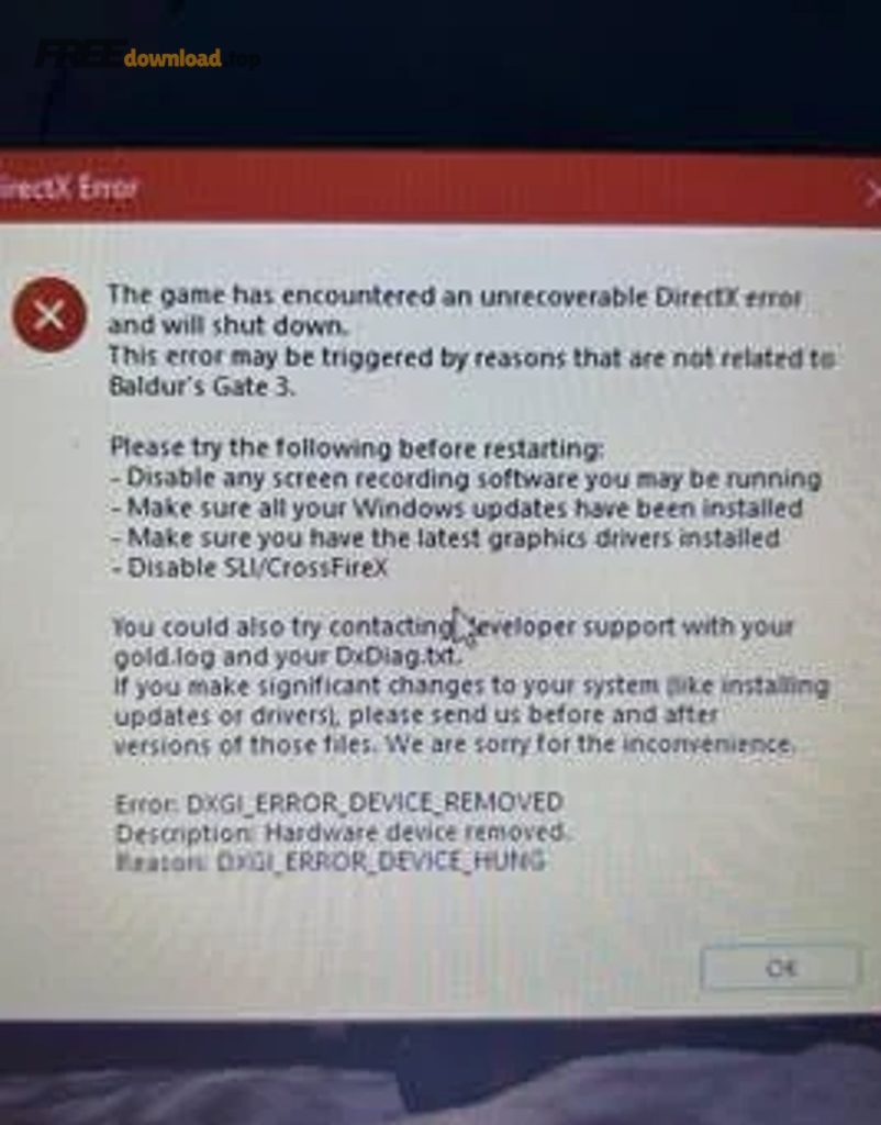 directx error tried everything v0 67c9l0mpmg4d1