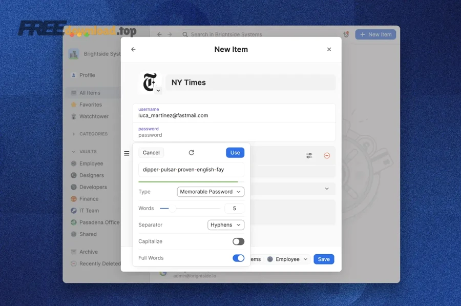 Generator dạng cụm từ dễ nhớ