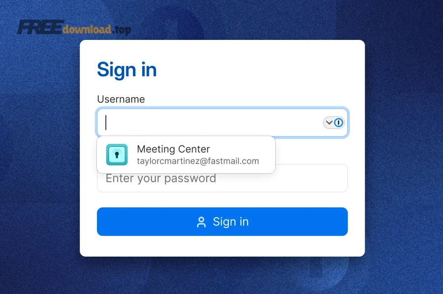 Autofill 1Password trên form đăng nhập