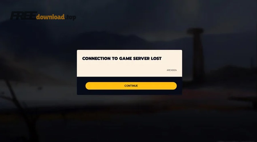 error code arex0024 lost connection to game server in v0 r7oqtgclbnvf1 1