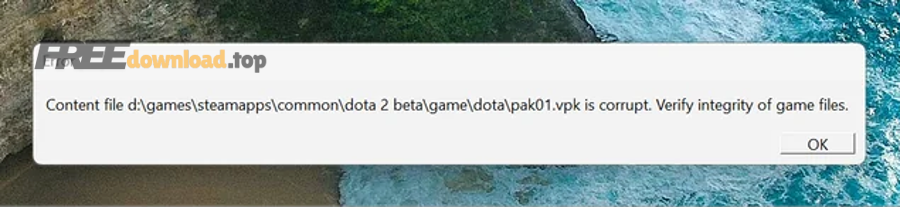 frequently get a crash to desktop with is corrupt v0 66eidikobe6e1
