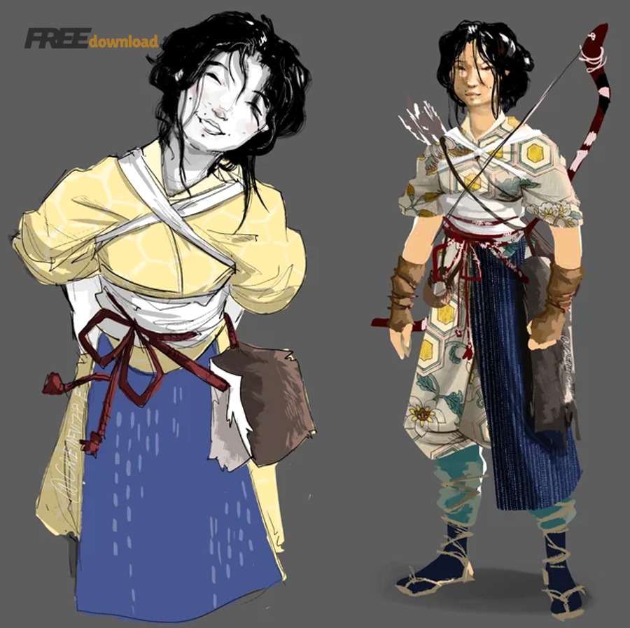 hello so ive made ghost of tsushima original characters v0 5fns2e1qfubb1
