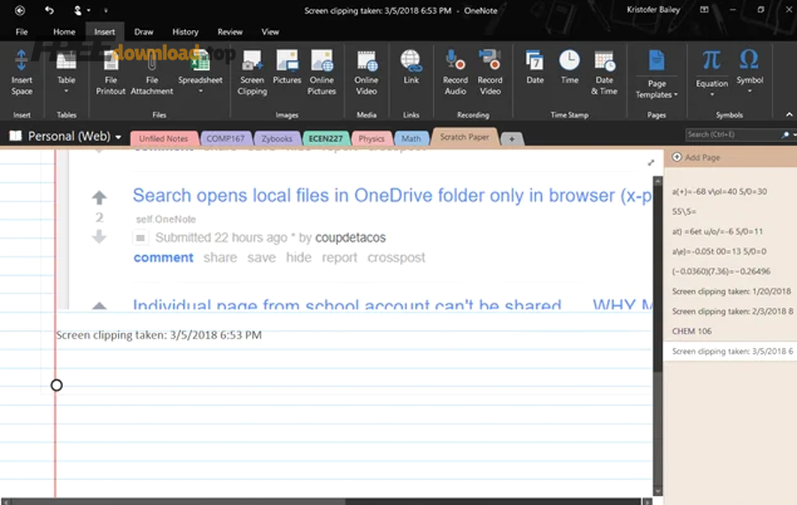 Giải thích Microsoft OneNote là gì cho người mới: sổ tay số 3 hllefy0e91k01
