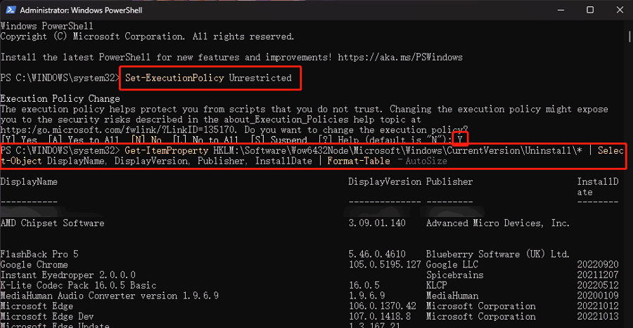 how to find and view installed apps programs on windows 10 11 5