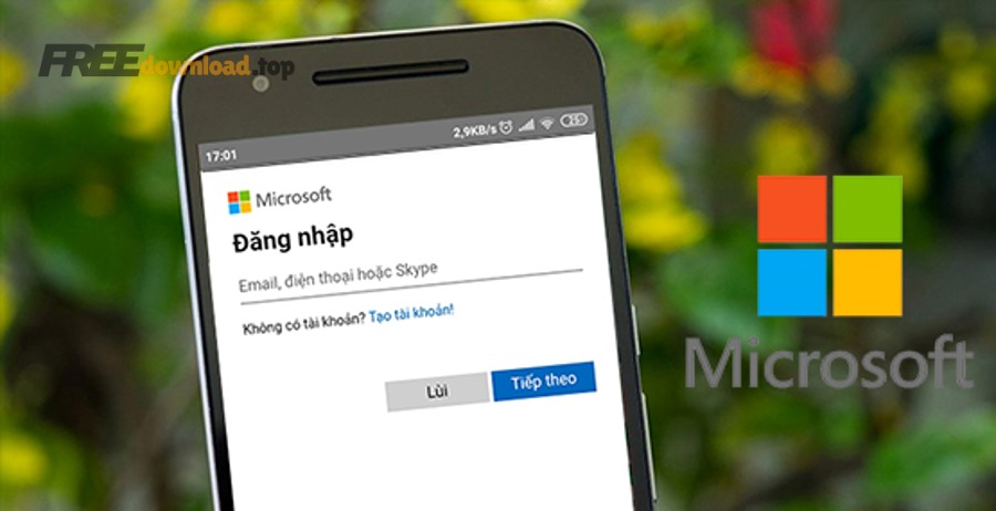 huong dan cach dang nhap tai khoan microsoft tren thumb