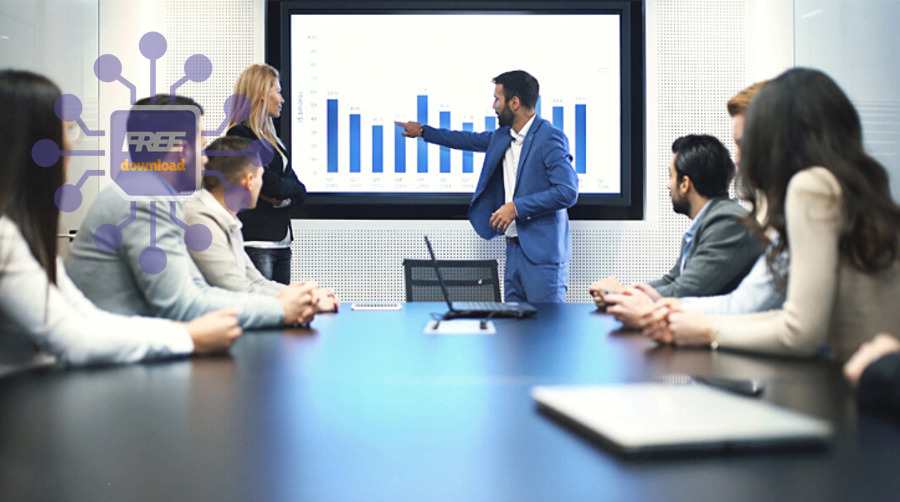 Họp trực tuyến minh họa nhu cầu chia sẻ và cộng tác khi làm slide