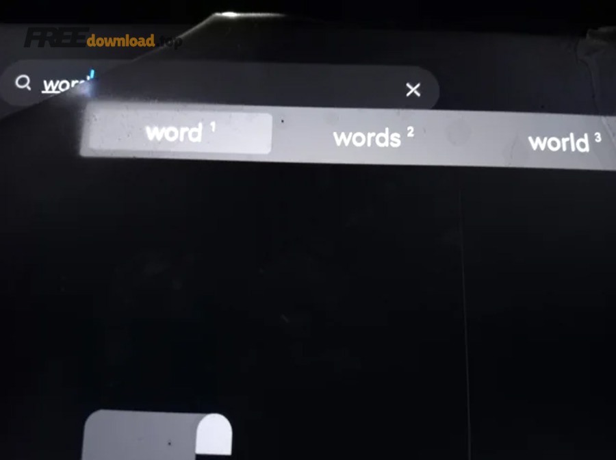 is there a way to disable word recommendation when typing v0 n73294n12h191
