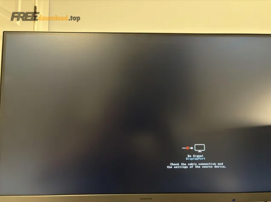 is there a way to remove the no signal pop up on my monitor v0