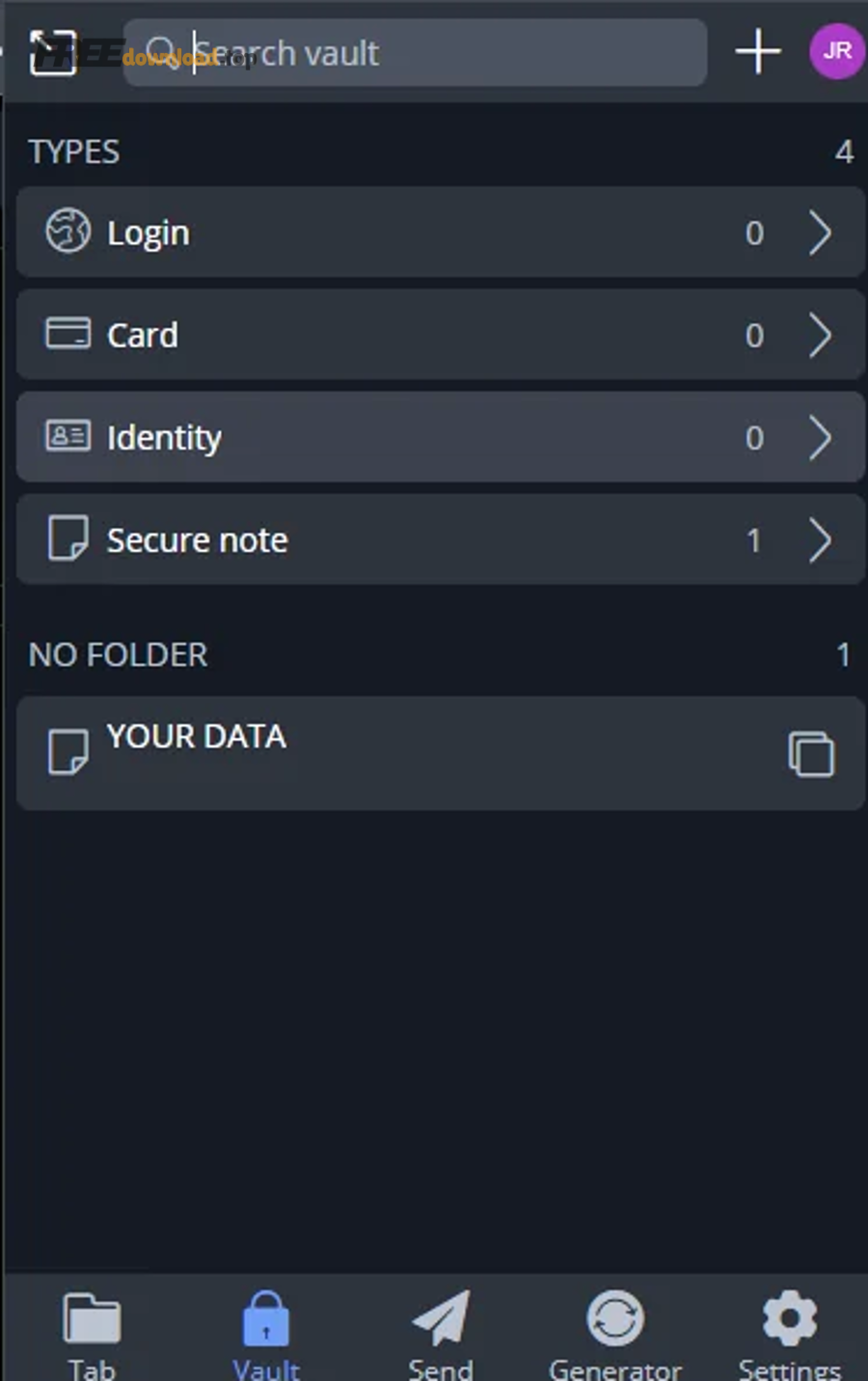 Bitwarden logo ngang