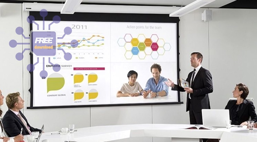 Biểu tượng Keynote - phần mềm trình chiếu trên hệ sinh thái Apple