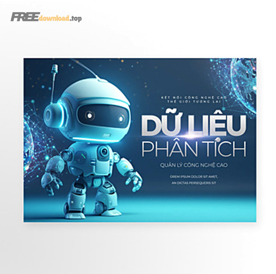 pngtree artificial intelligence robot high tech network data poster image 196016