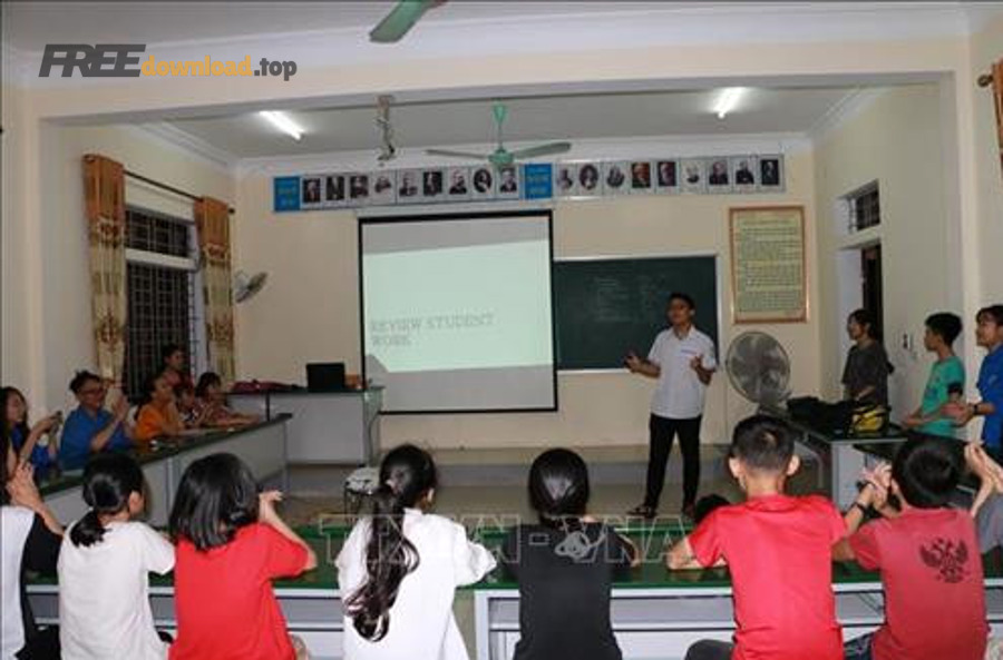 Tìm kho ảnh miễn phí cho slide thuyết trình, tránh ảnh trả phí 6 potal nghe an lop tieng anh mien phi cua hoc sinh stand 1