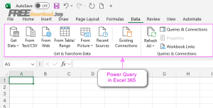 power query excel 365