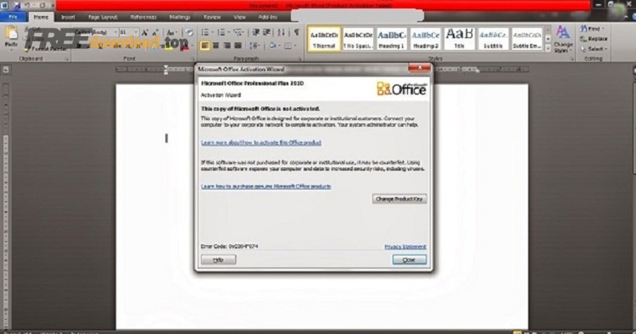 product activation failed 1 b3umvf1