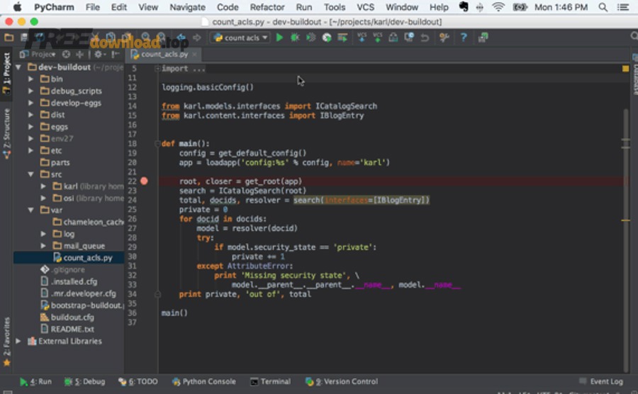 pycharm debugger speedup 5.1 pre