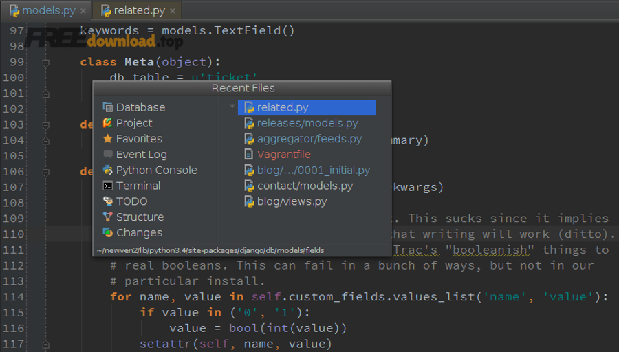 pycharm navigation