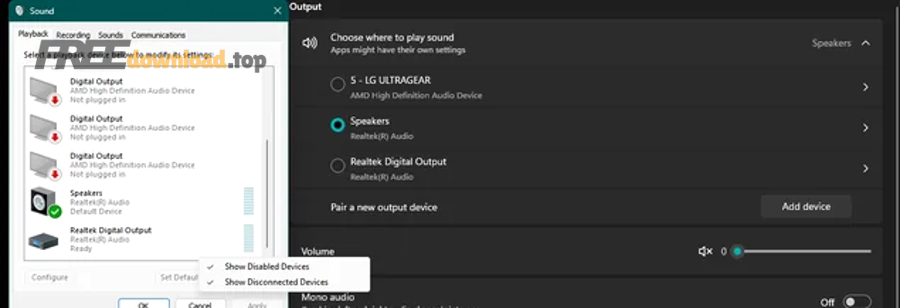 realtekd audio drivers from msi not seeing my headphones v0 3p0wys2q06fb1