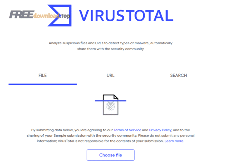 Nhận diện phần mềm driver không an toàn cho newbie, tránh độc hại 6 screenshot of virustotal website file option