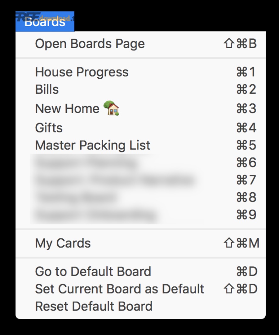 screenshot TrelloBoardList