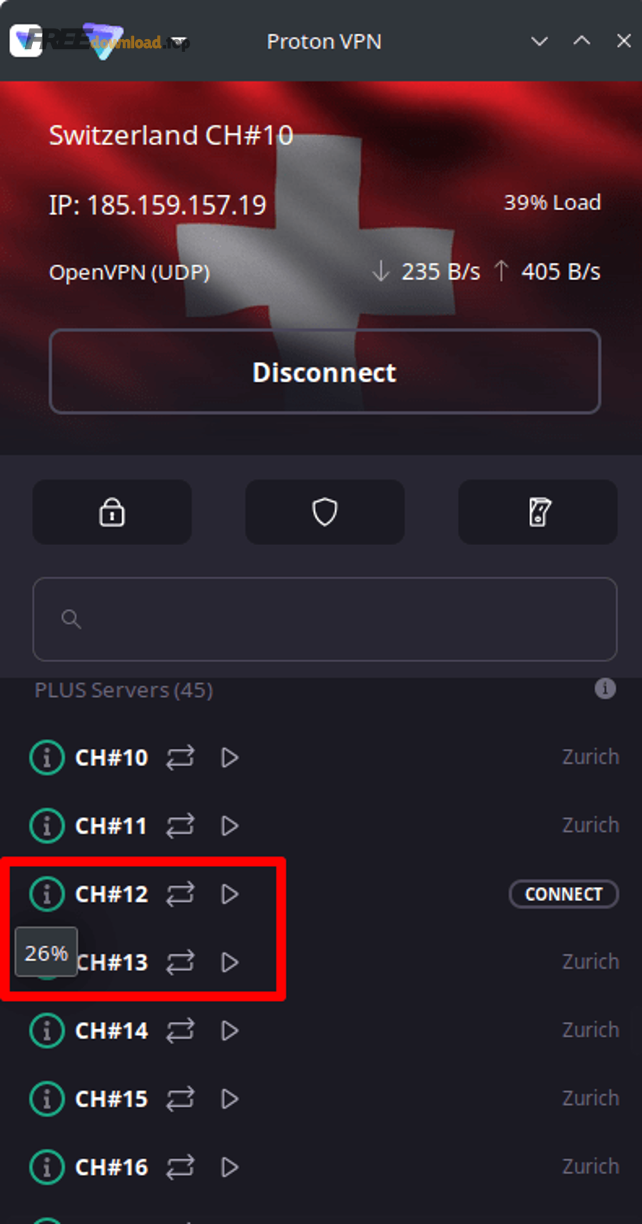 Tối ưu dùng Proton VPN cho người mới: miễn phí hay trả phí 4 server load