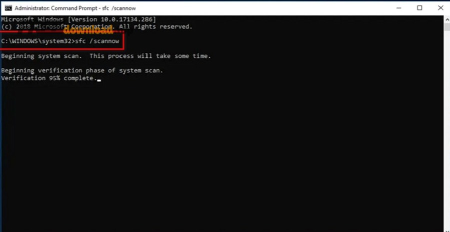 sfc scan windows 10
