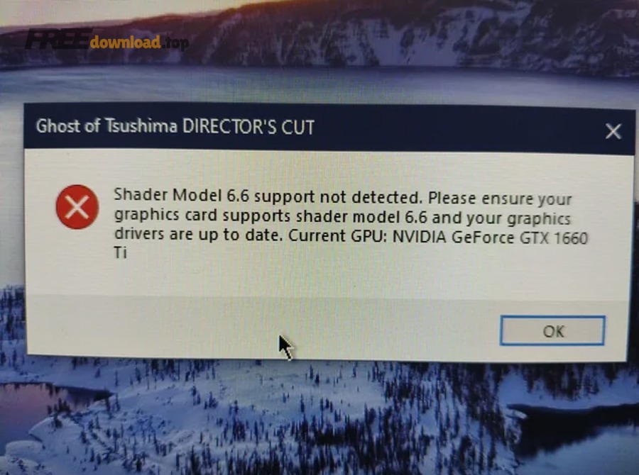 shader model 6 6 suppot not detected v0